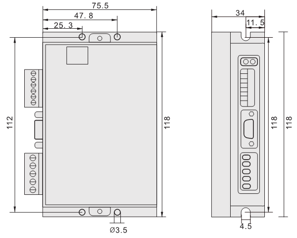 ESD806哔咔动漫免费下载APP外形尺寸图